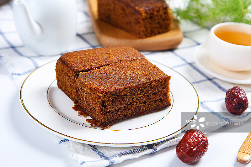 传统糕点蜂蜜枣糕营养早餐图片素材