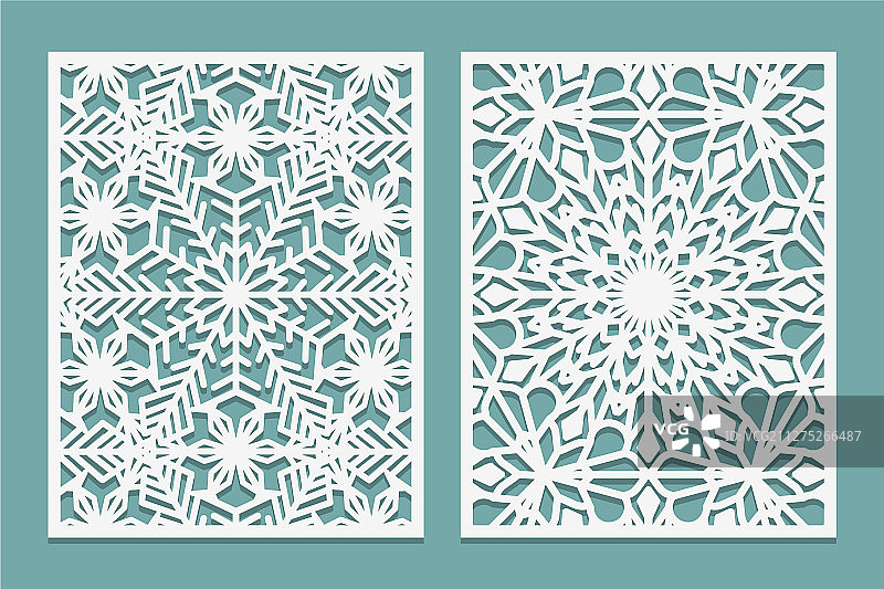 模切和激光切割装饰板图片素材