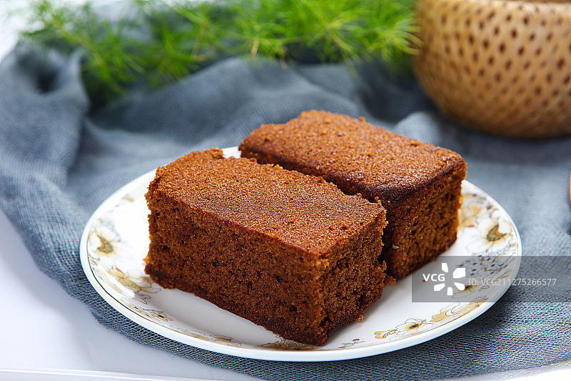 传统糕点蜂蜜枣糕图片素材