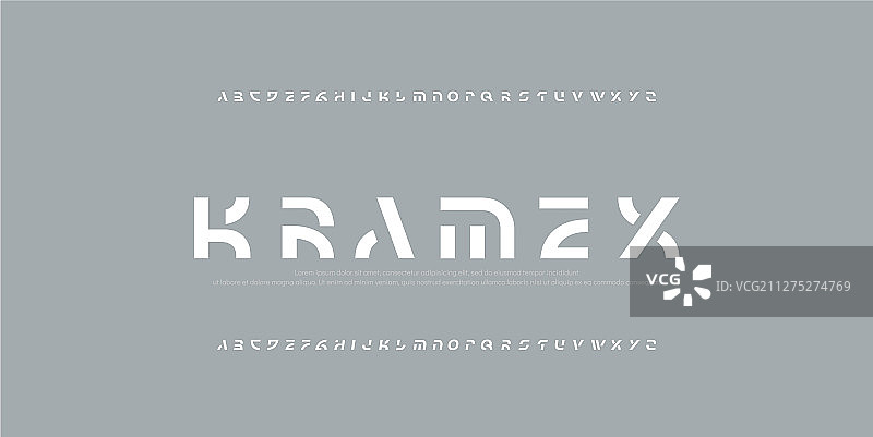 抽象现代字母字体排印图片素材