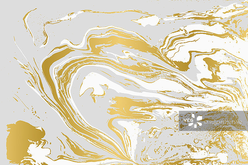 灰色和金色玛瑙波纹图案图片素材