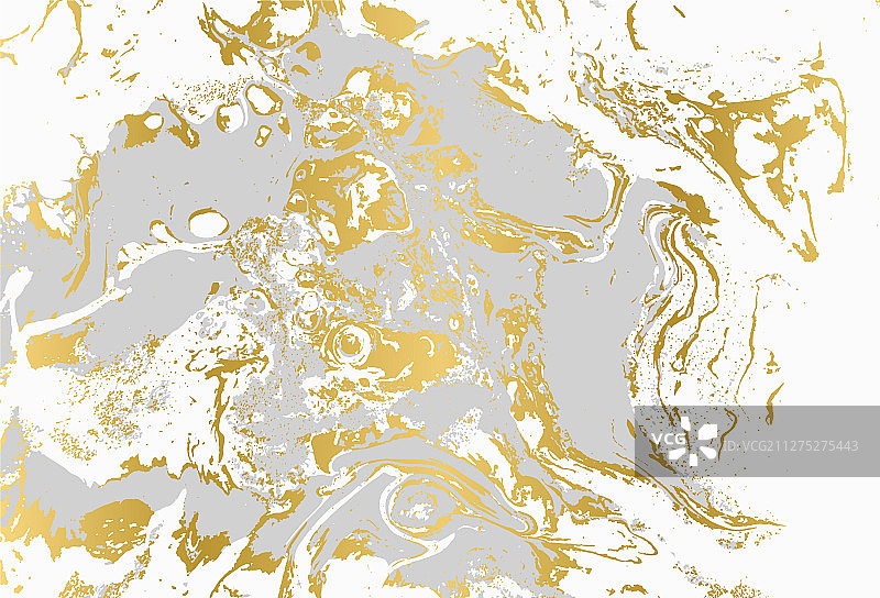 灰色和金色玛瑙波纹图案图片素材