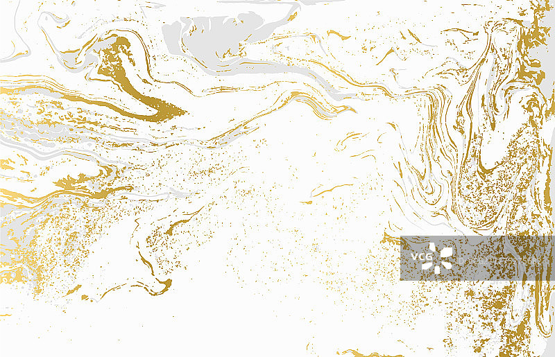 灰色和金色玛瑙波纹图案图片素材