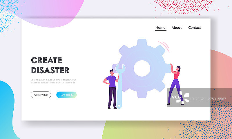 商业数据分析与机器人流程图片素材