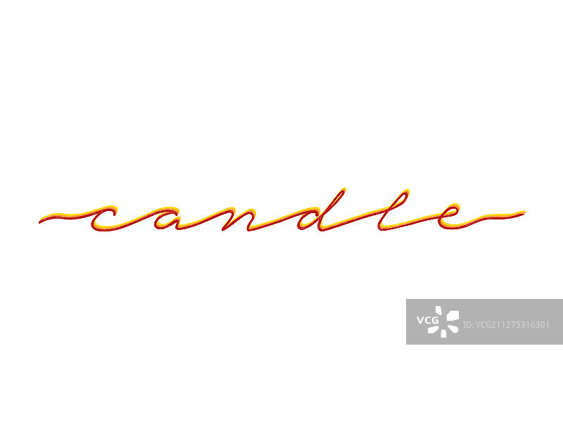 手工蜡烛字样图片素材