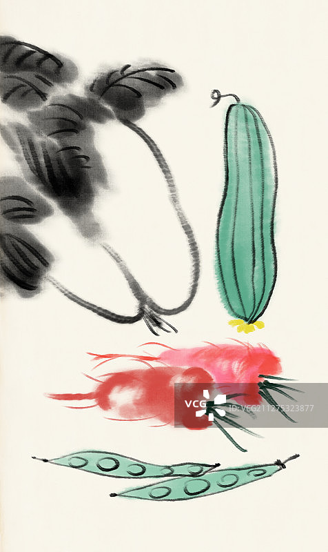 国画风景图片素材