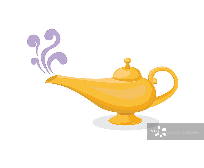 金色魔法灯图片素材