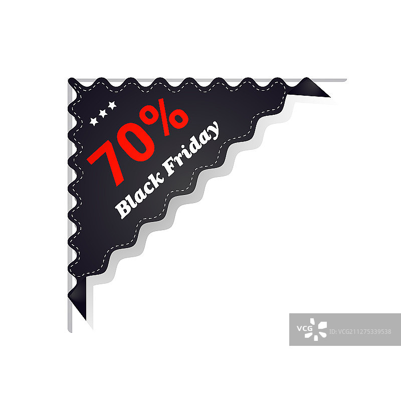 黑色星期五贴纸或折扣徽章图片素材