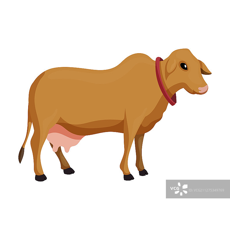 卡通牛动物图标图片素材