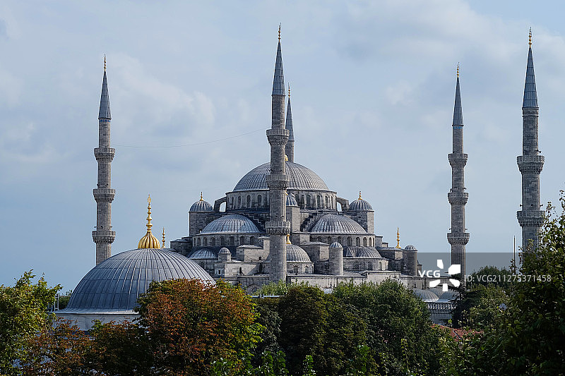 土耳其蓝色清真寺图片素材