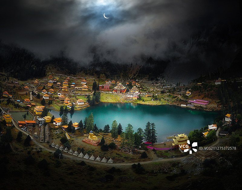 措卡湖图片素材