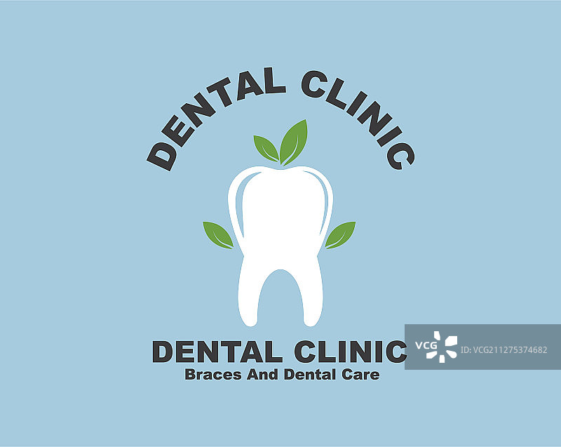 牙科诊所图标Logo设计图片素材