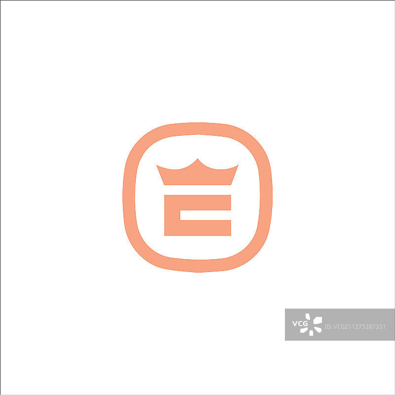 首字母e标志概念设计图片素材