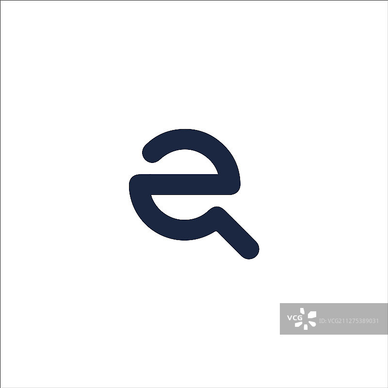 首字母e标志概念设计图片素材