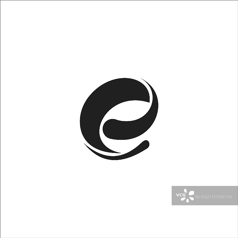 字母E Logo概念设计图片素材