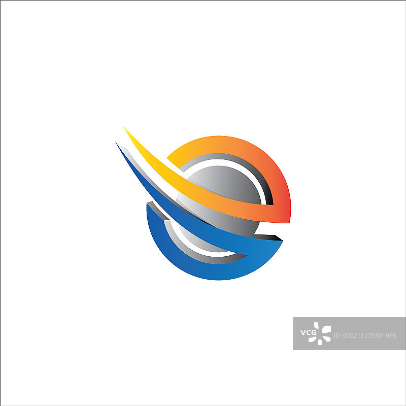 首字母e标志概念设计图片素材
