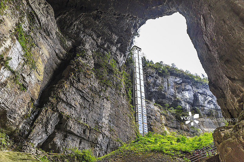 武隆天生三桥风光图片素材