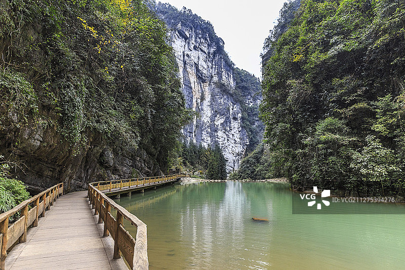 武隆天生三桥风光图片素材