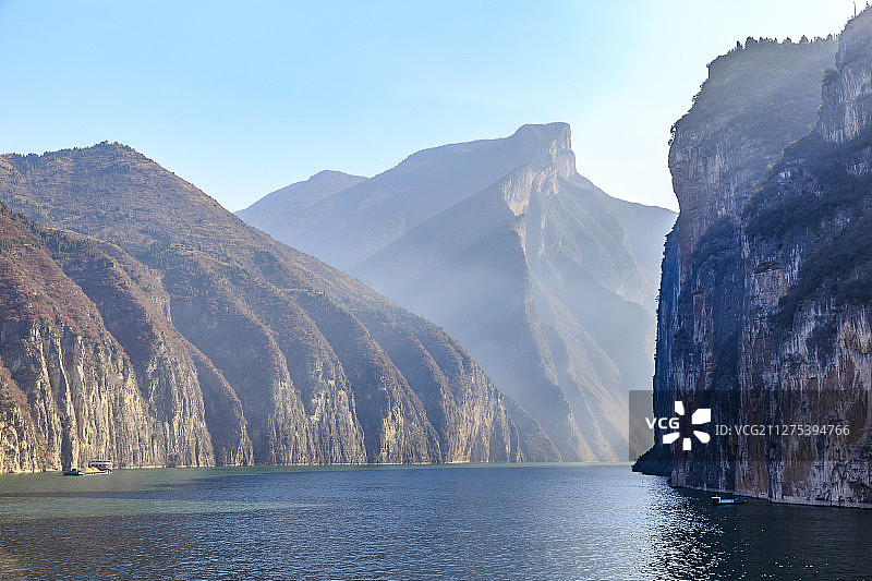 瞿塘峡风光图片素材