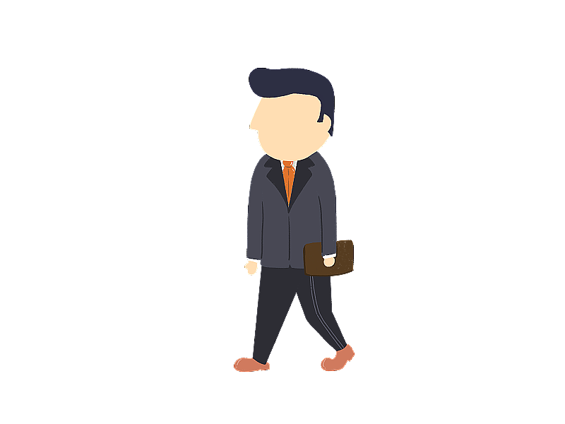 元素：扁平化商业人物图片素材