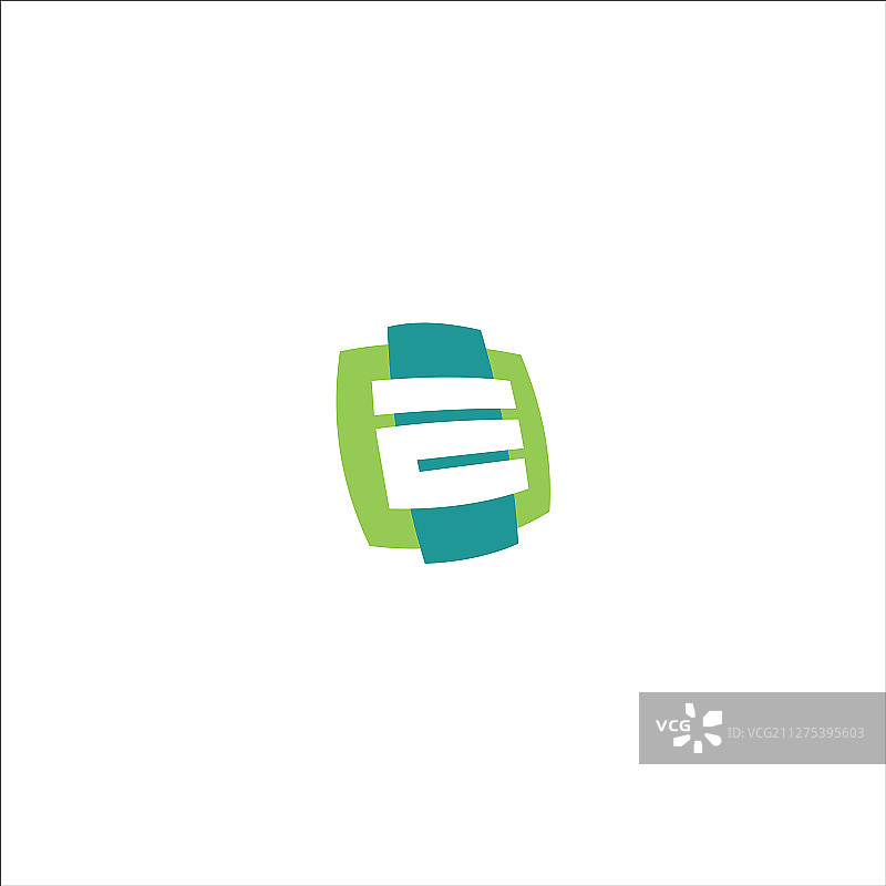 首字母e标志概念设计图片素材