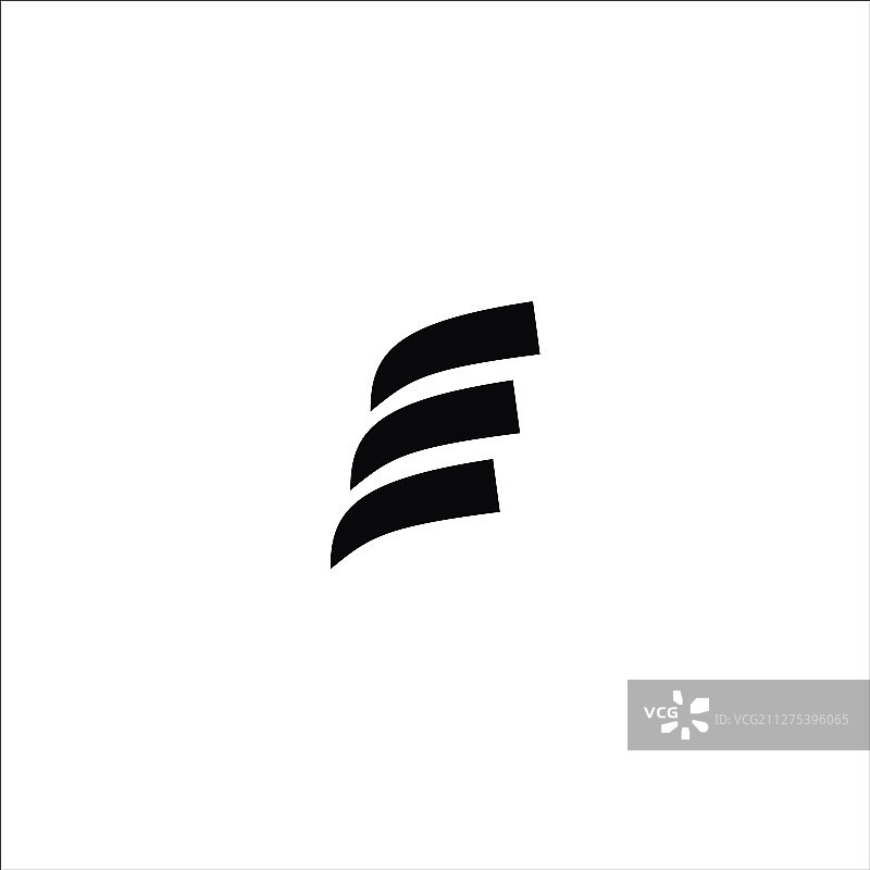 首字母e标志概念设计图片素材