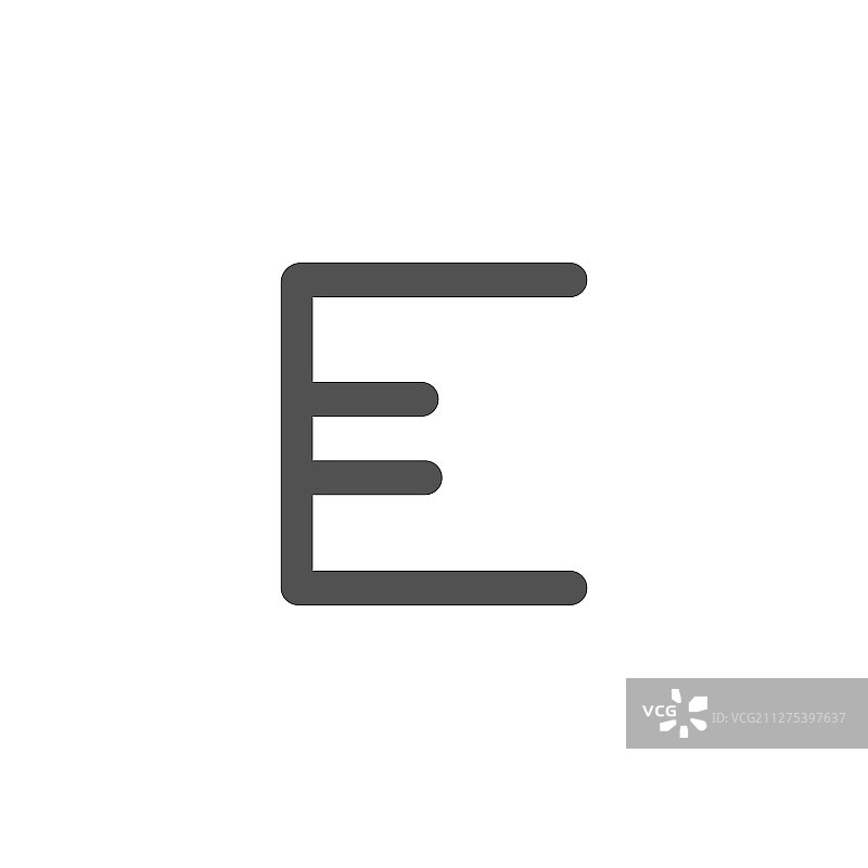 首字母e标志概念设计图片素材