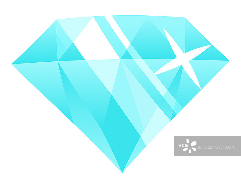 蓝色钻石宝石图片素材
