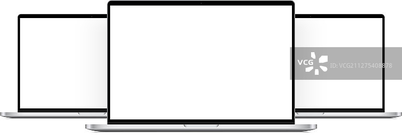 现代笔记本电脑模型样机图片素材
