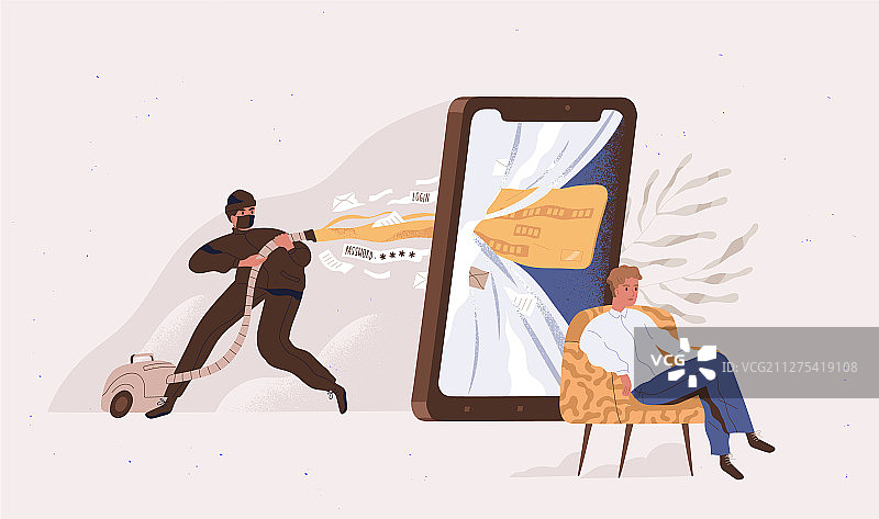 网络钓鱼黑客攻击图片素材