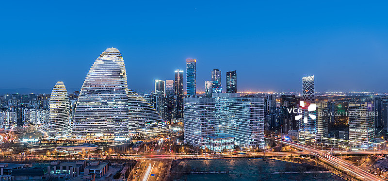 北京望京SOHO图片素材