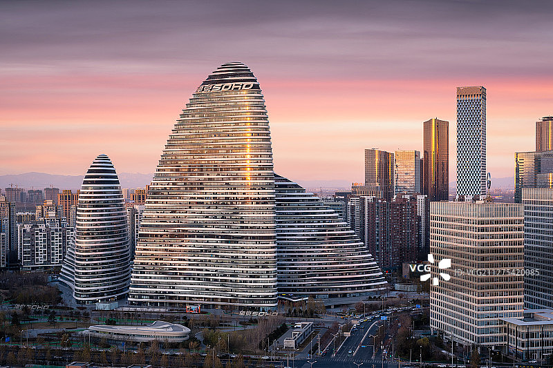 北京望京SOHO图片素材