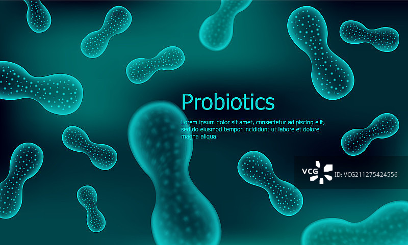 益生菌科学背景图片素材