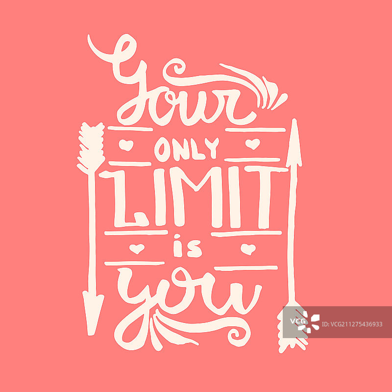 你唯一的限制就是你的手写字母组合图片素材