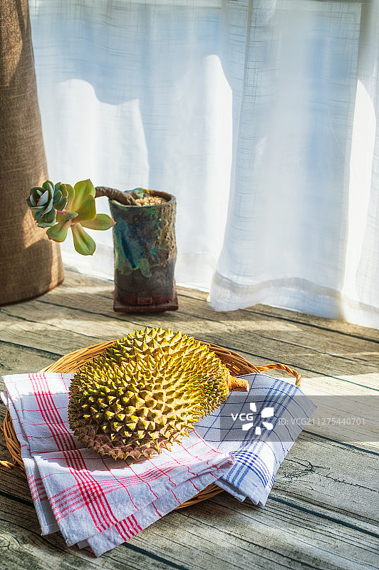 马来西亚D197猫山王榴莲图片素材