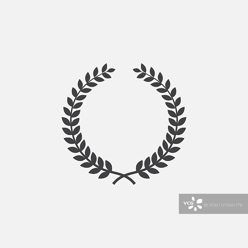 月桂花环图标图片素材