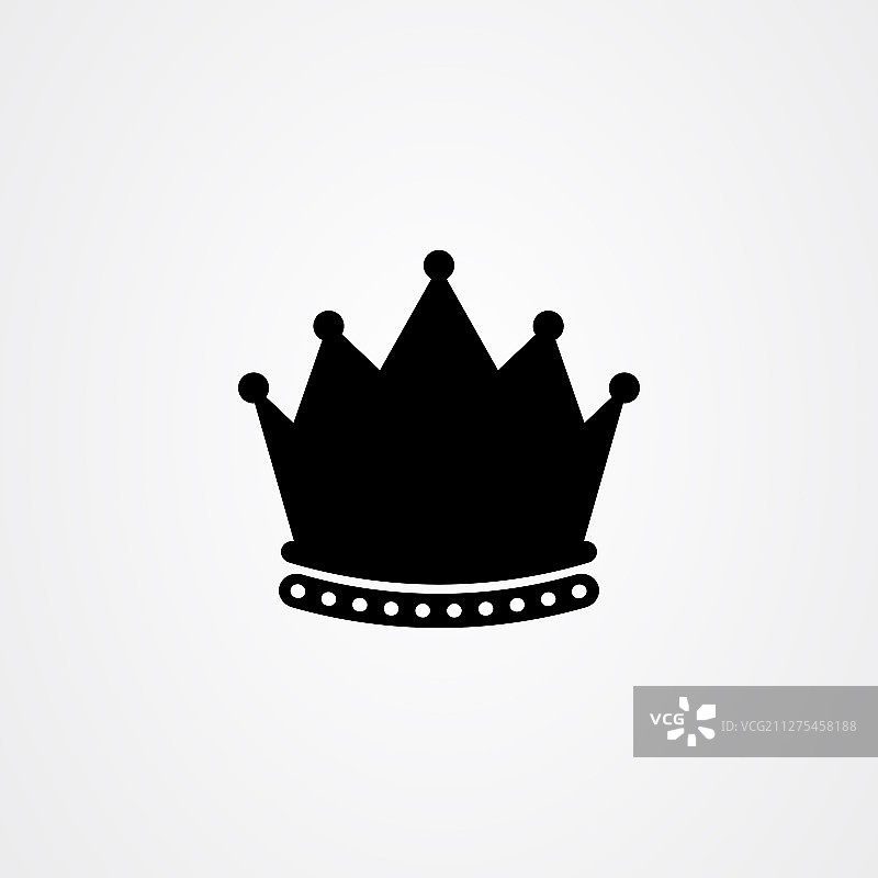 皇冠图标符号设计图片素材