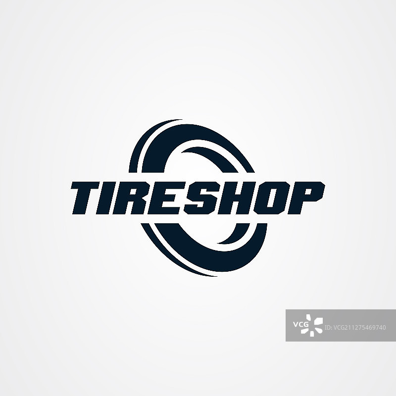 轮胎商店标志模板轮胎图标图片素材