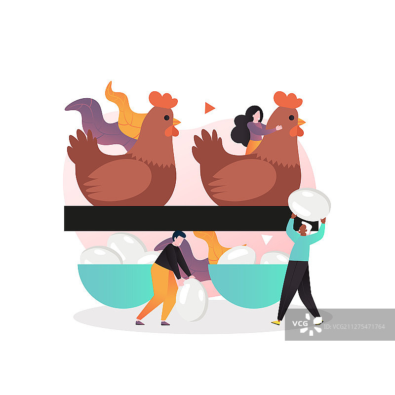 网页横幅家禽养殖概念图片素材