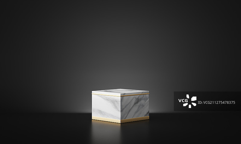 暗调典雅的大理石广告产品展示台模板素材图片素材