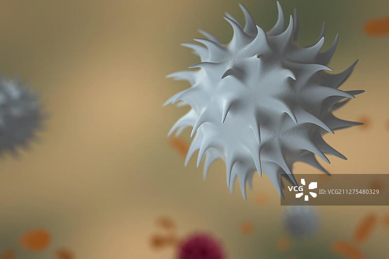 病毒，三维图图形图片素材