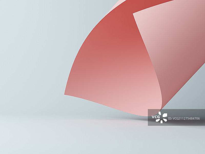 卷曲的粉色卡纸排列组合形成的抽象背景素材图片素材