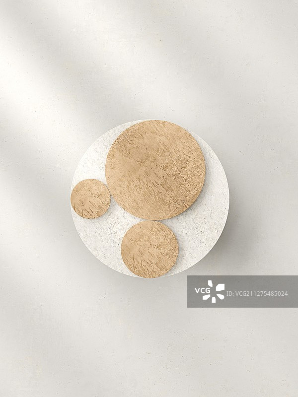 由大理石或木制圆盘组成的平面图形图片素材