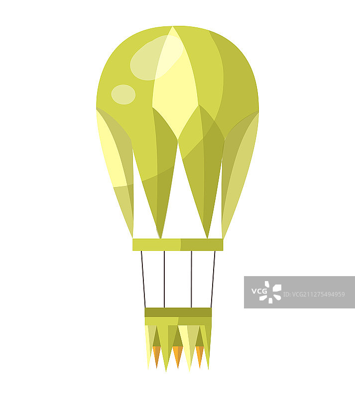 扁平风热气球卡通图片素材
