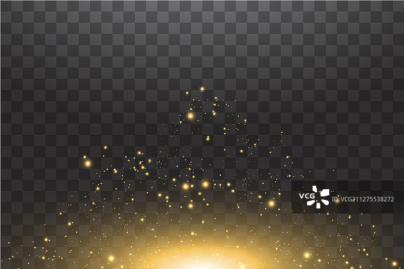 金色云朵闪光波浪抽象背景图片素材