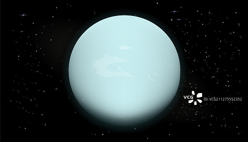 带有星星的天王星图片素材