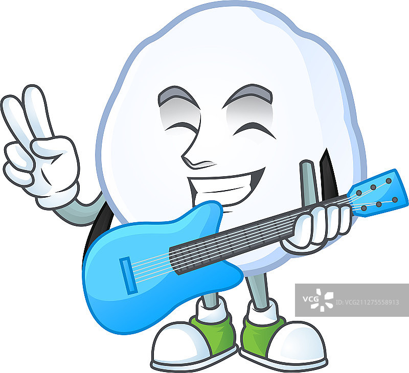 新潮雪球卡通角色表演图片素材