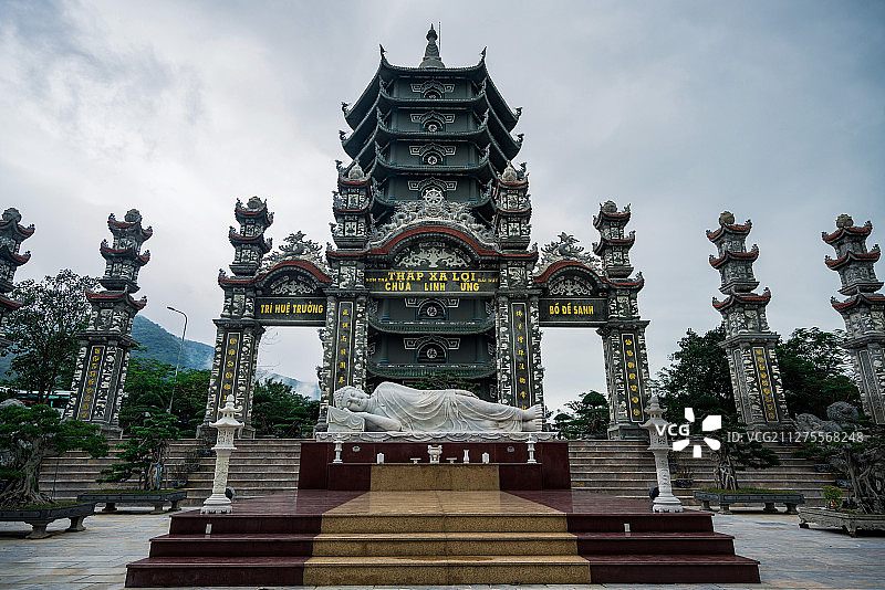 越南灵应寺图片素材