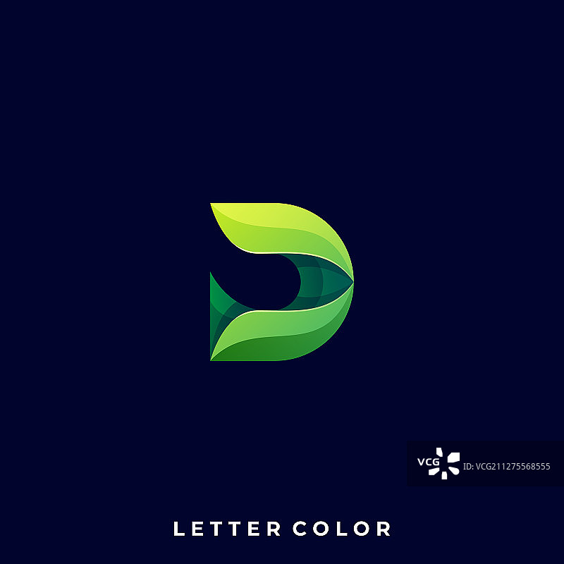 抽象字母设计模板图片素材