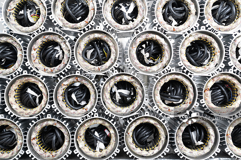 电机生产流水线图片素材